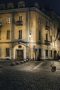 Quadrilateral Roman alleys in Turin